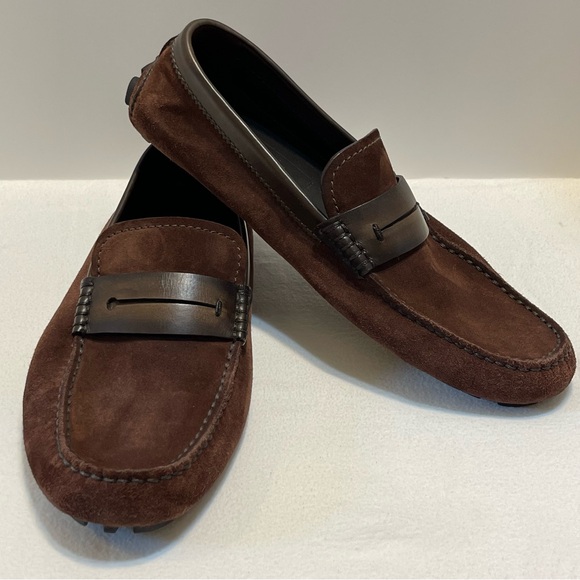 ERMENEGILDO ZEGNA suede driving loafers - Picture 2 of 11